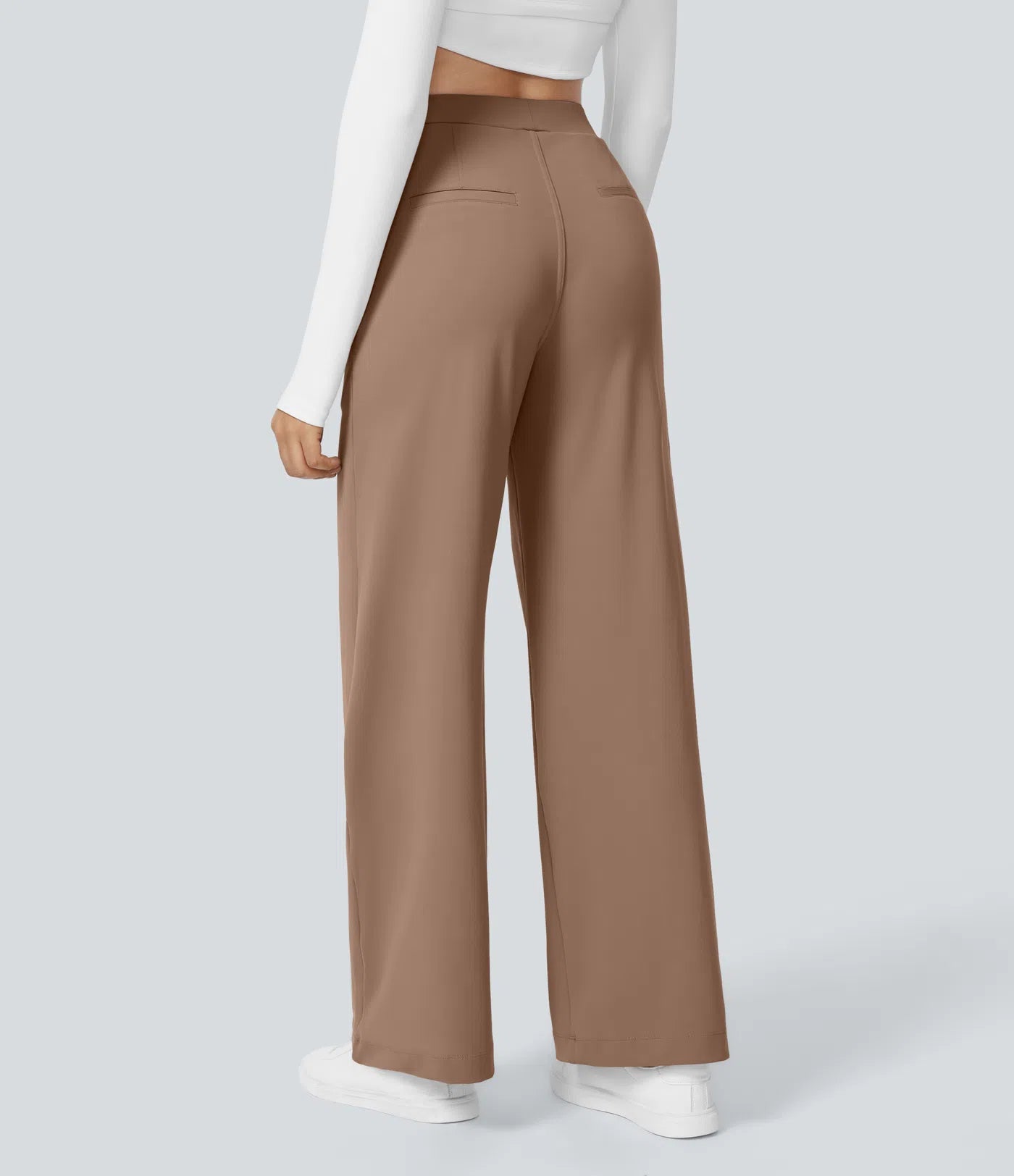 Pantalon tailleur Halara Flex™ DayStretch coupe droite taille haute avec poches