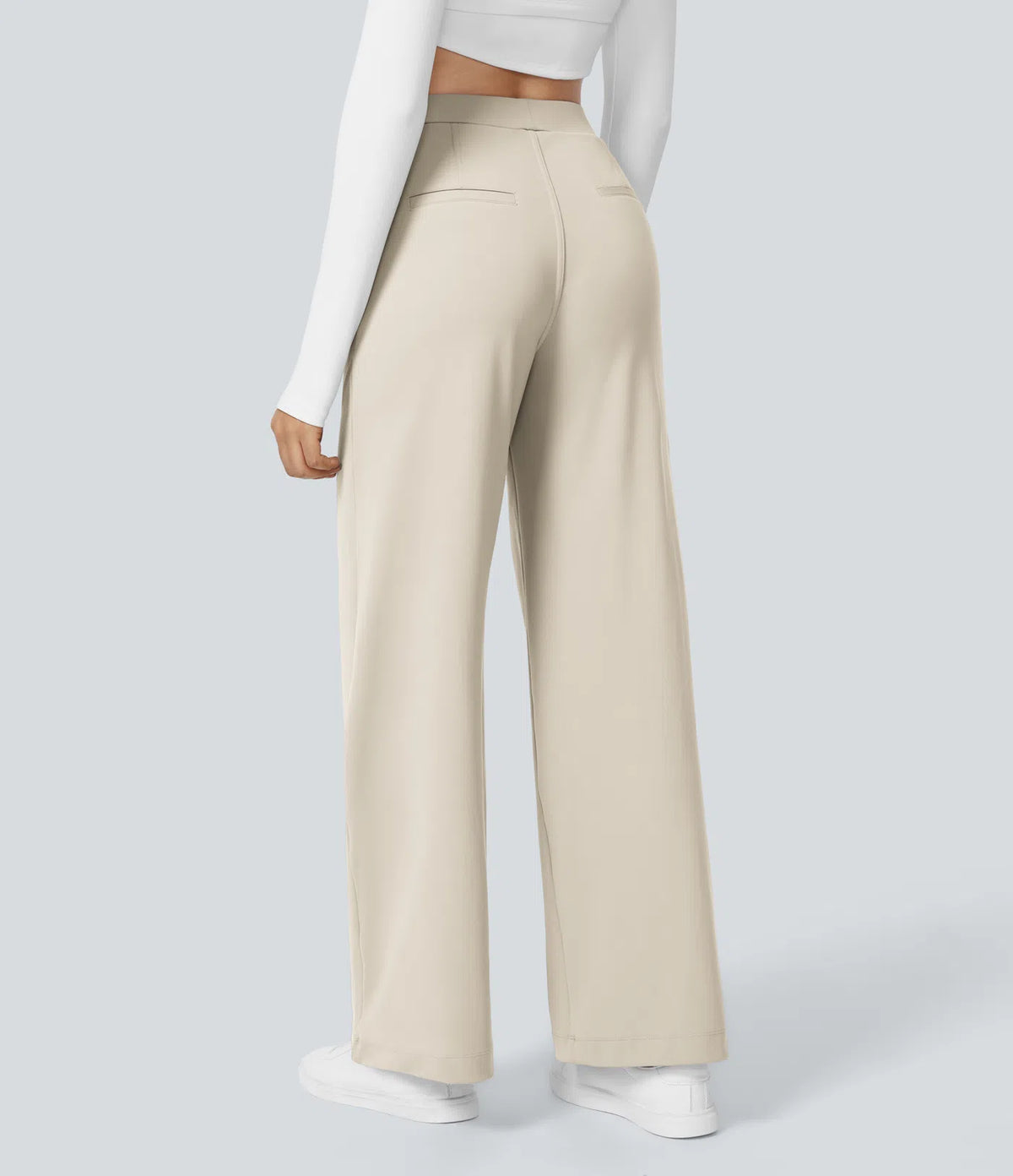 Pantalon tailleur Halara Flex™ DayStretch coupe droite taille haute avec poches