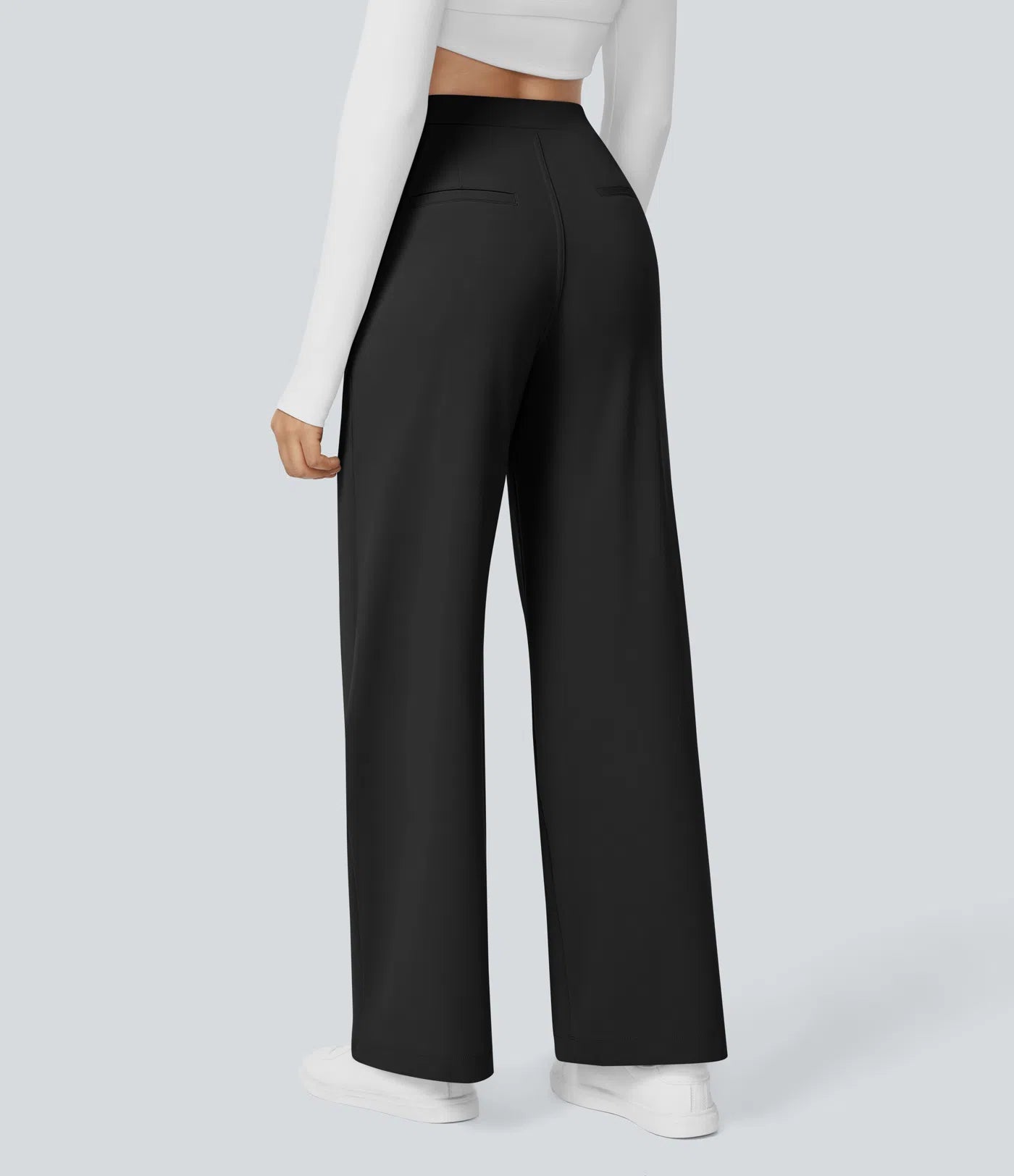 Pantalon tailleur Halara Flex™ DayStretch coupe droite taille haute avec poches