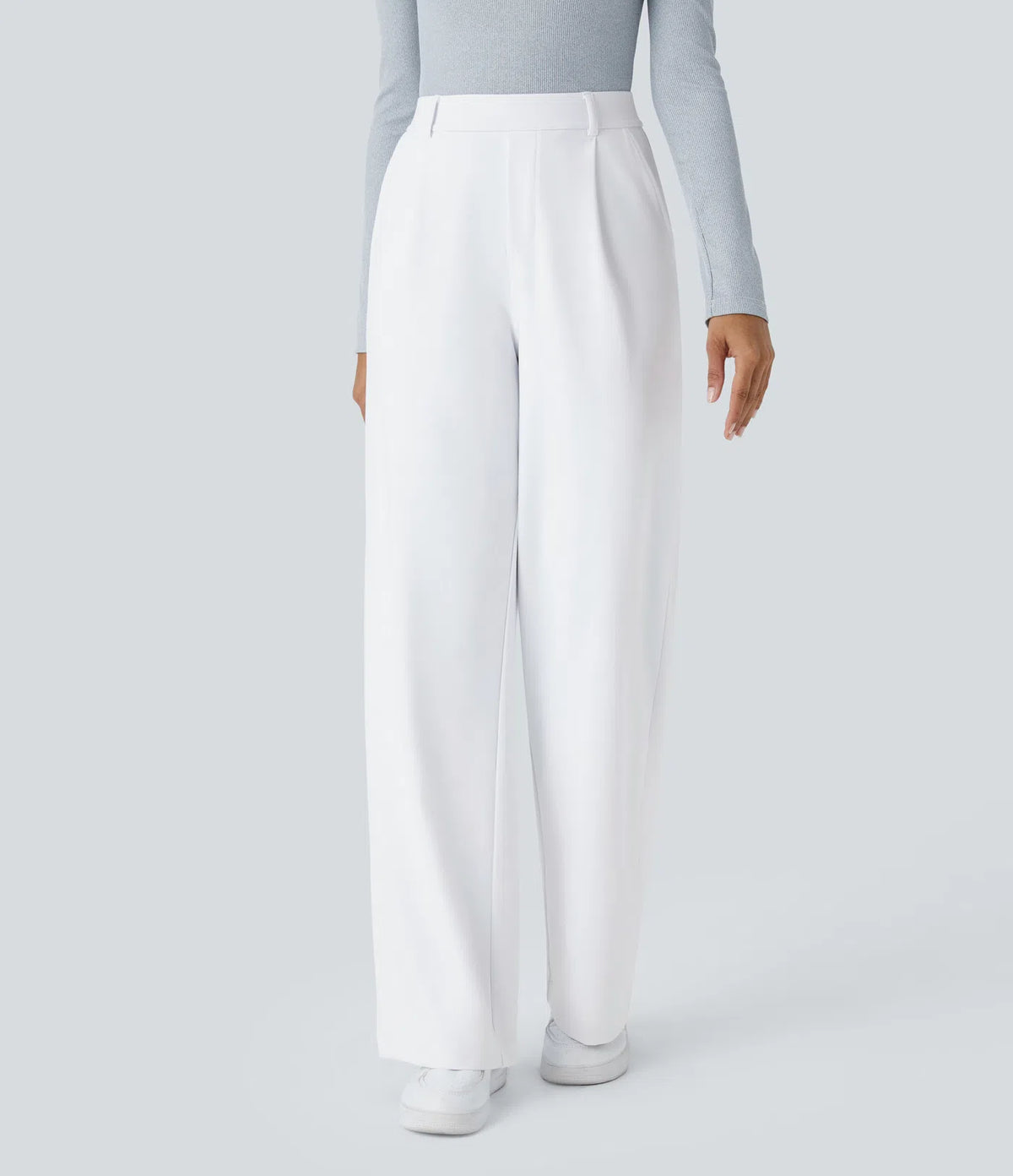 Pantalon tailleur Halara Flex™ DayStretch coupe droite taille haute avec poches